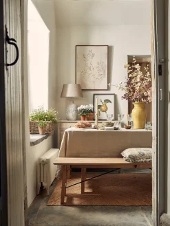 Cox & Cox Wall Art<Two Framed Grass Seed Canvases