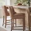 Cox & Cox Stools<Two Leather Counter Stools