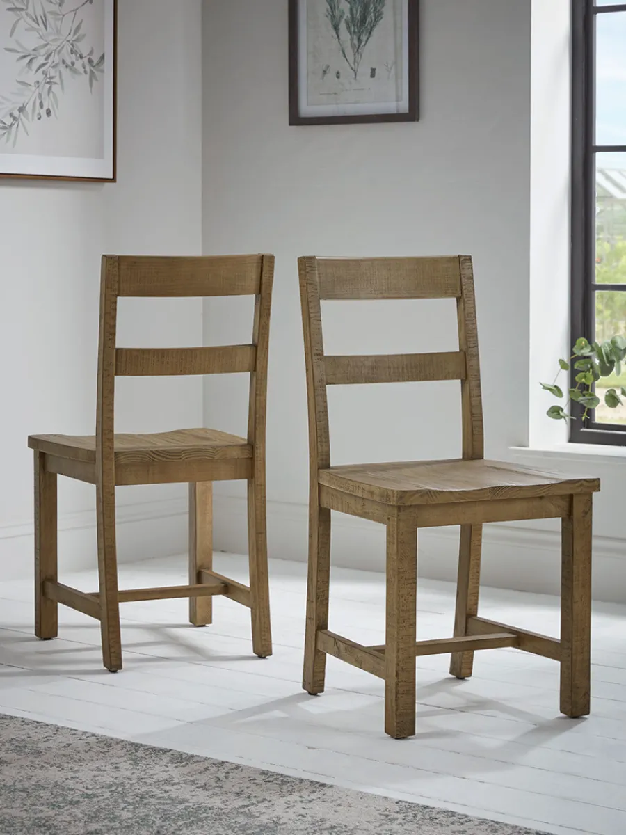 Cox & Cox Dining Chairs<Two Lima Dining Chairs