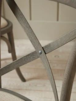 Cox & Cox Dining Chairs<Two Oak Cross Back Dining Chairs