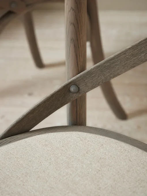 Cox & Cox Dining Chairs<Two Oak Cross Back Dining Chairs
