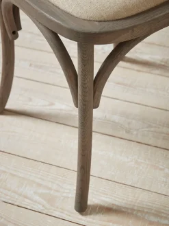 Cox & Cox Dining Chairs<Two Oak Cross Back Dining Chairs