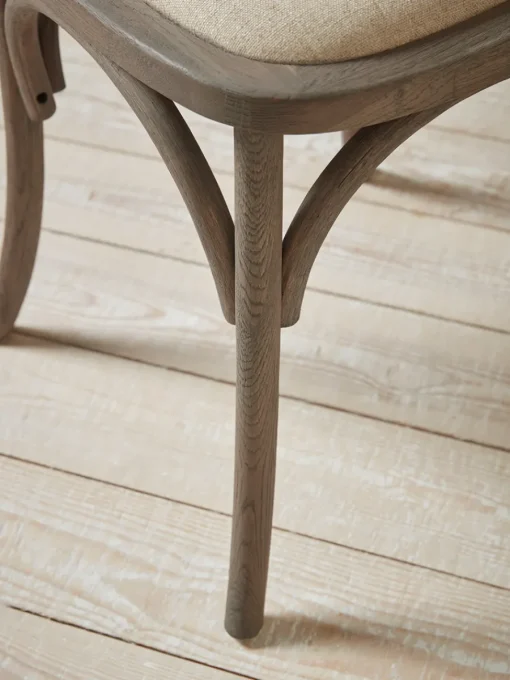 Cox & Cox Dining Chairs<Two Oak Cross Back Dining Chairs