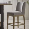 Cox & Cox Stools<Upholstered Bar Stool - Grey