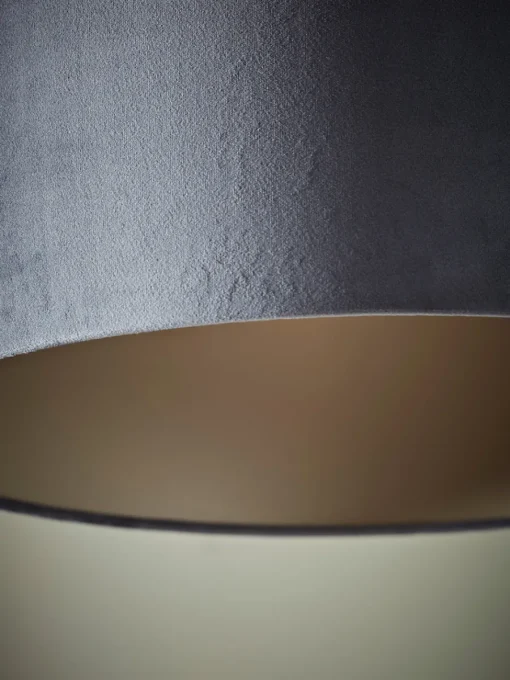 Cox & Cox Shades<Velvet Shade Nordic Blue
