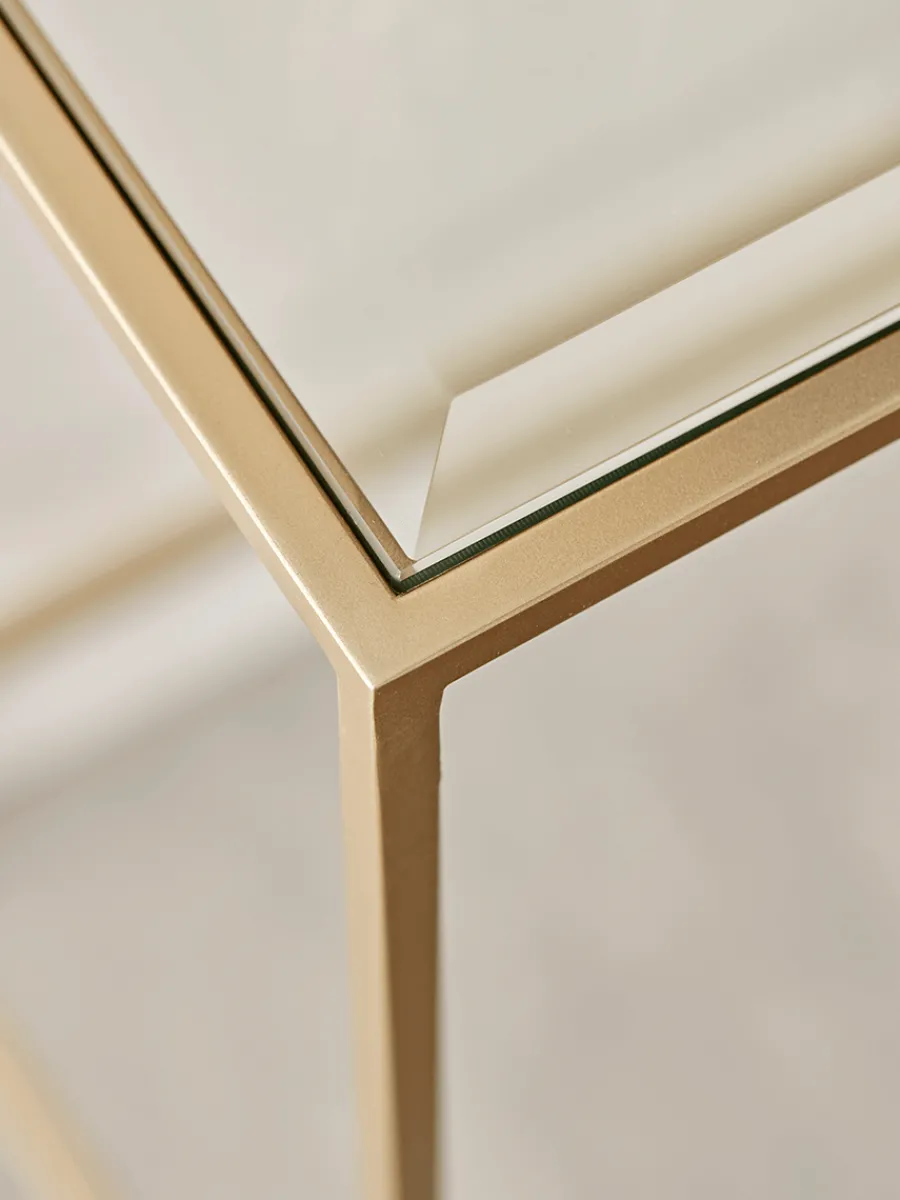 Cox & Cox Console Tables<Villette Console Table - Soft Gold