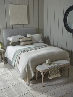 Cox & Cox Bedding|Bedding<Waffle Cotton Bedspread