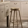 Cox & Cox Stools<Weathered Oak Counter Stool - Natural