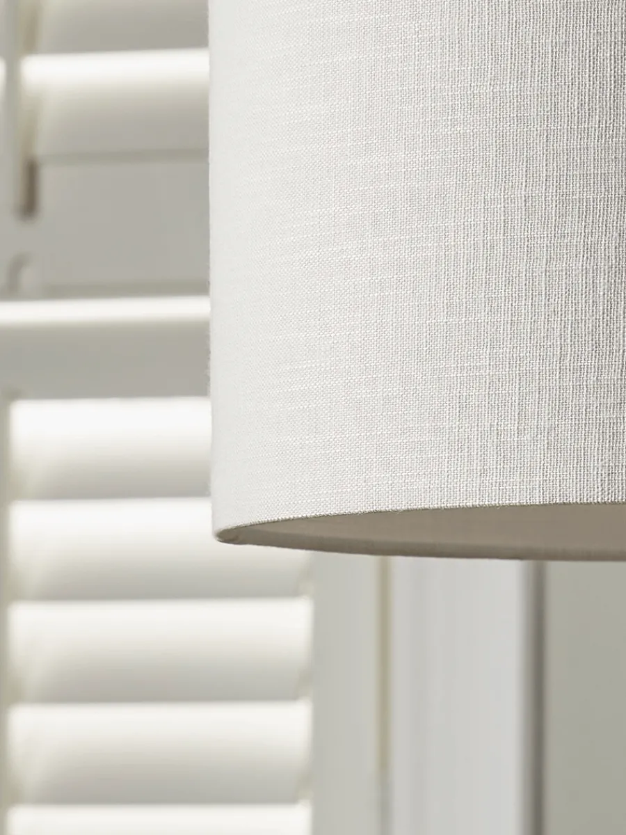 Cox & Cox Shades<White Linen Shade
